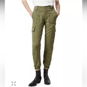 AllSaints || Women’s Nola Army Green Cargo Casual Ankle Skinny Joggers 27